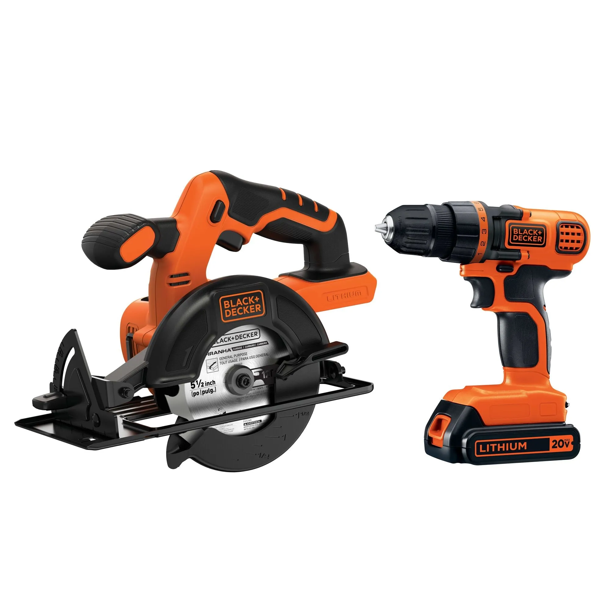 20V MAX* POWERCONNECT™ Cordless Drill | Driver & Circular Saw Kit