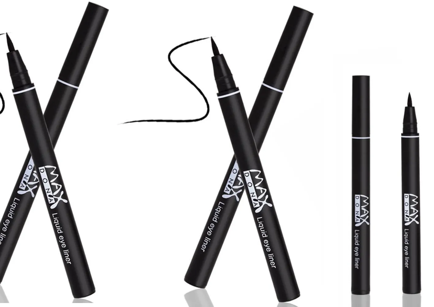 6 in 1 Eyeliner Stencil - Optional Black Eyeliner