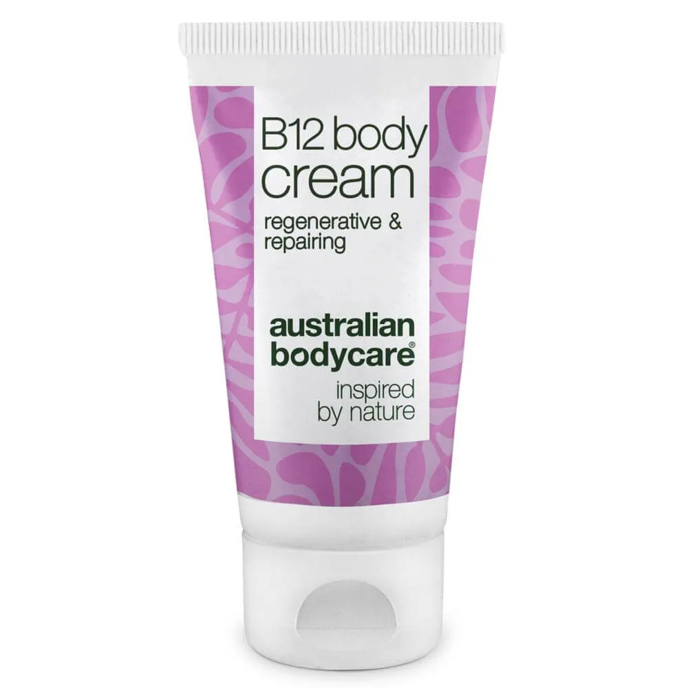 B12 Body Cream – Regenerating Cream with Vitamin B12 — Hydrating B12 Body Cream for soft, balanced skin. Suitable for all skin types.