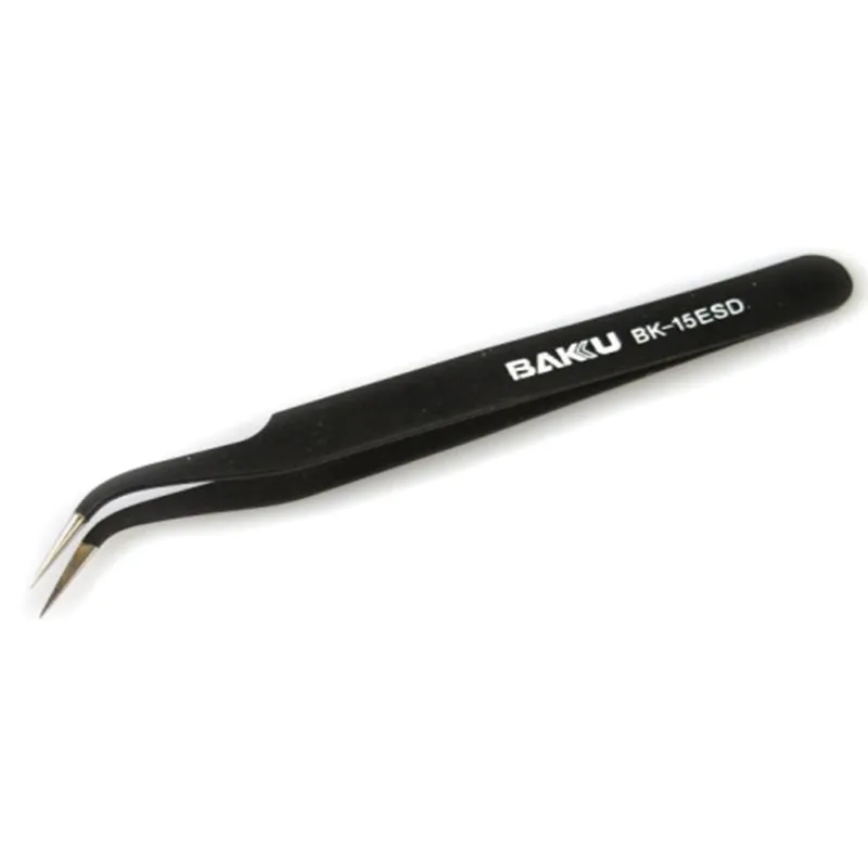 Baku Curved Tweezers BK-15 ESD