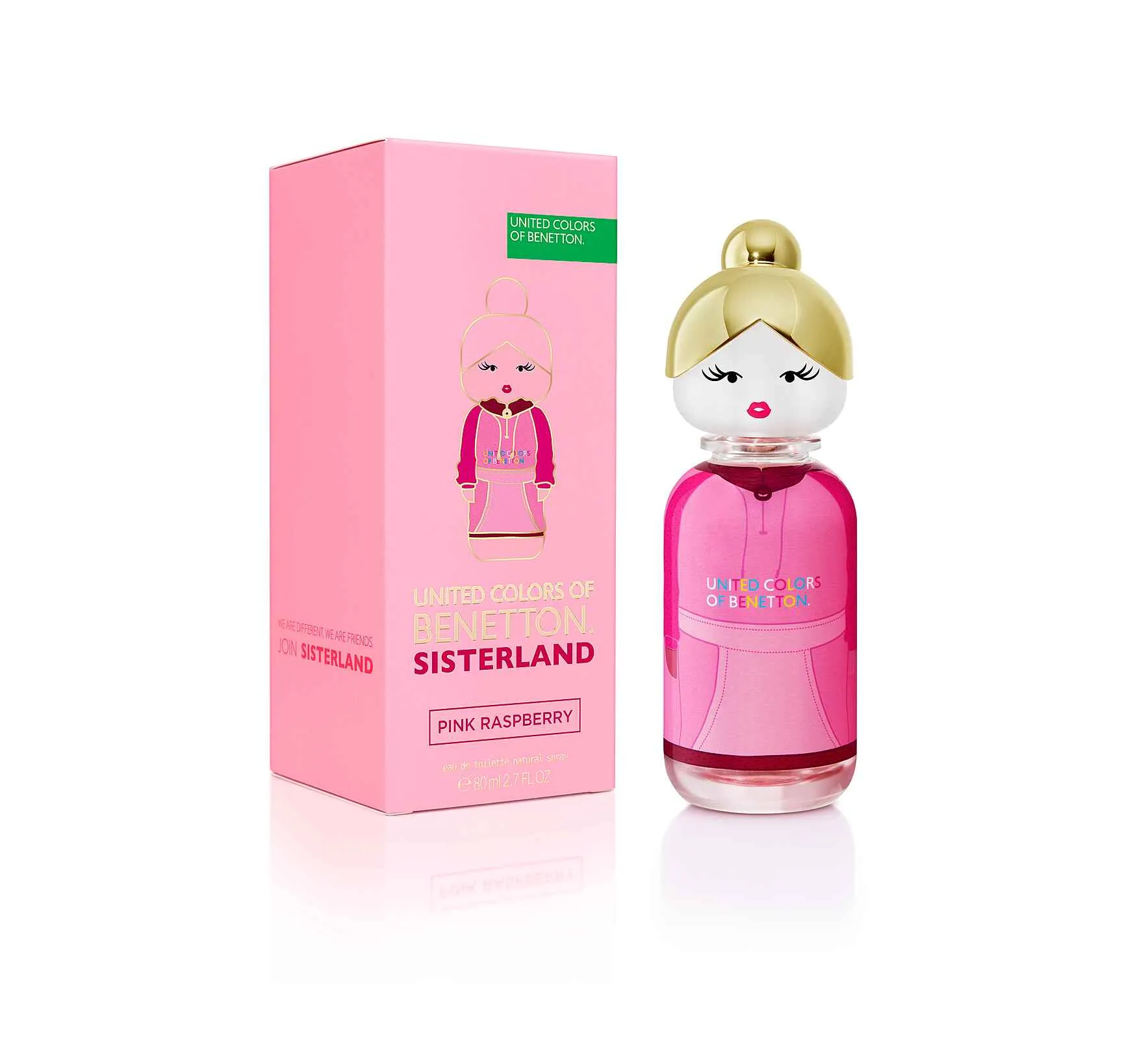 Benetton Sisterland Pink Raspberry EDT For Women 80Ml