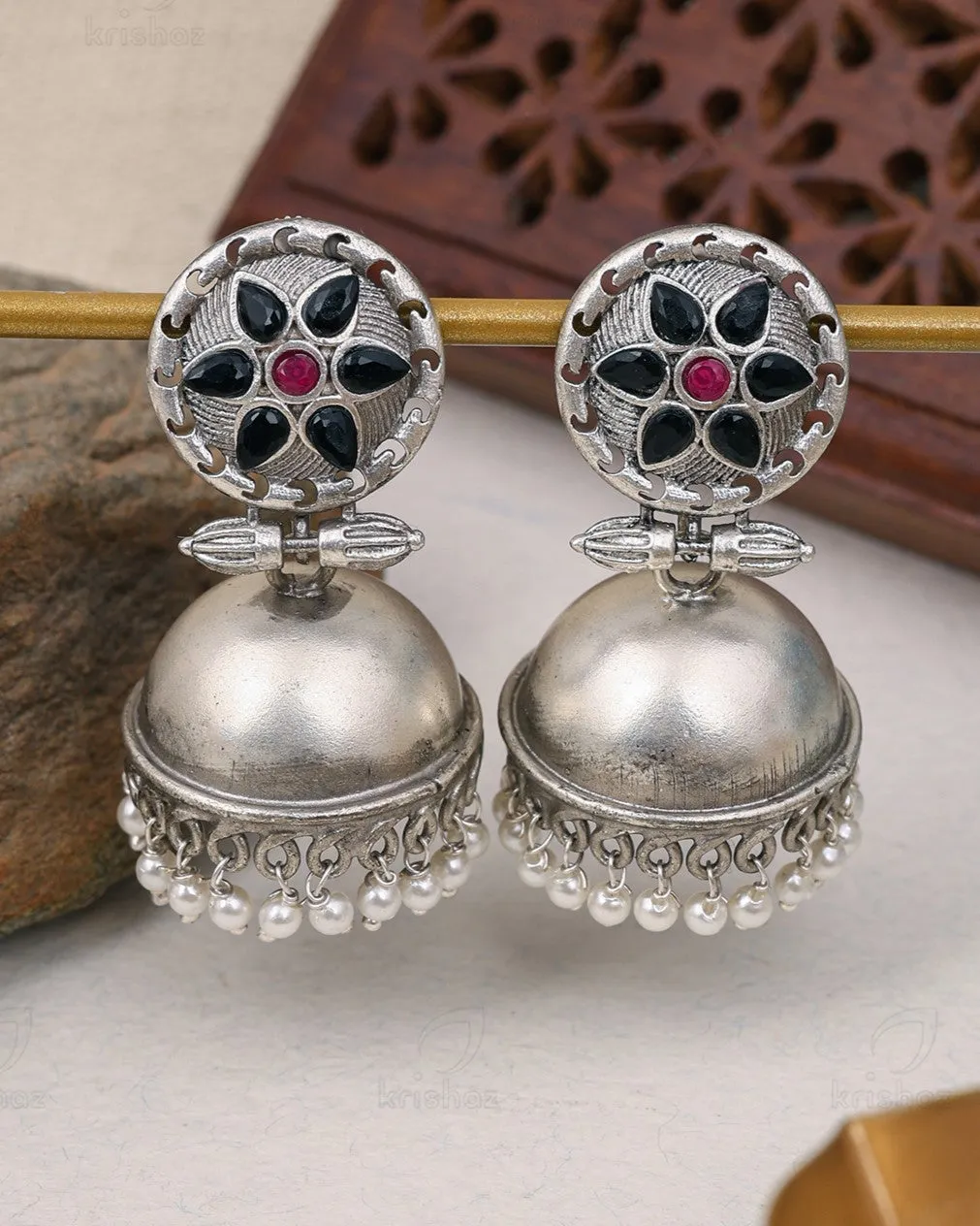 Bhavya Jhumki Earrings