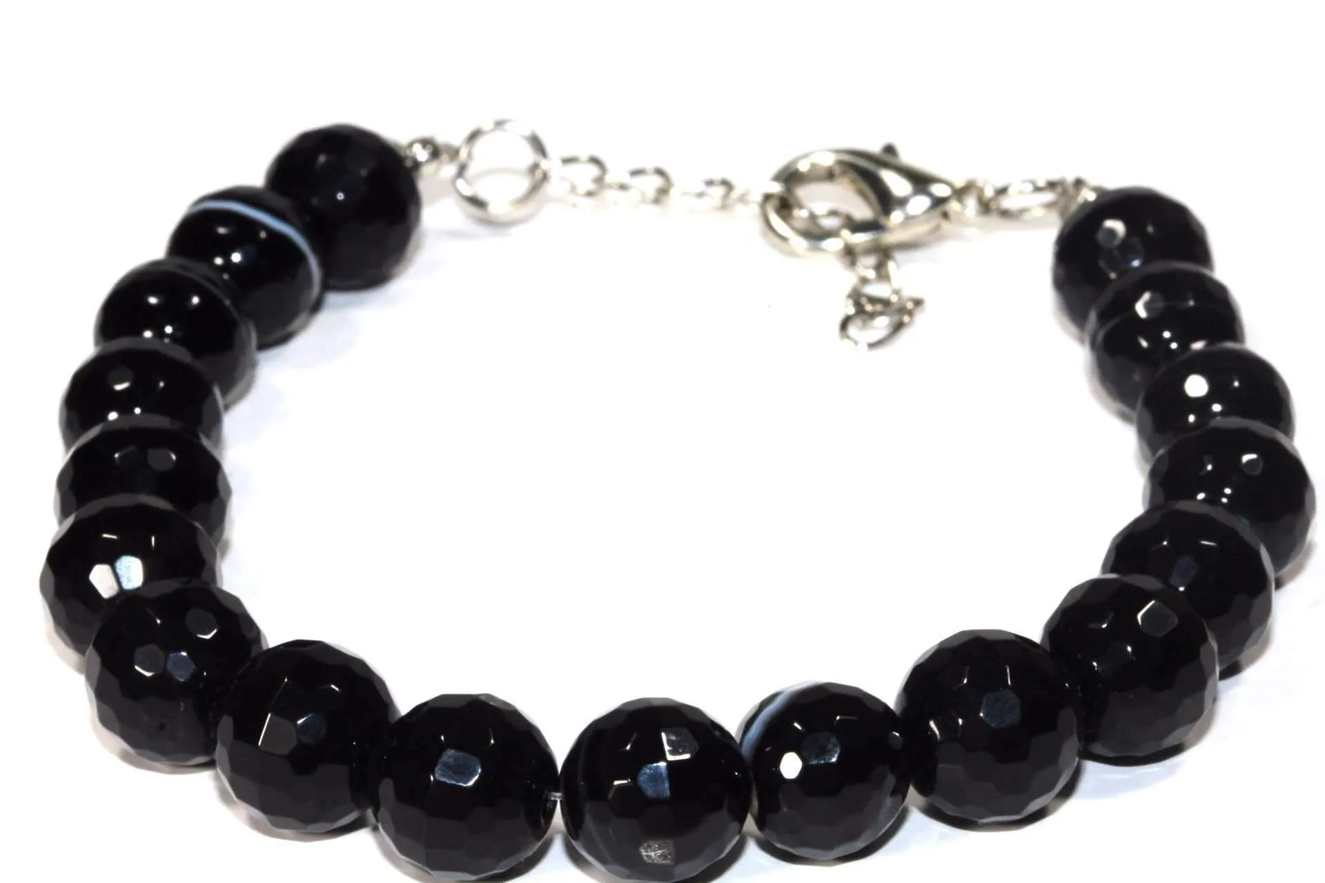 Black Agate Yoga Bracelet