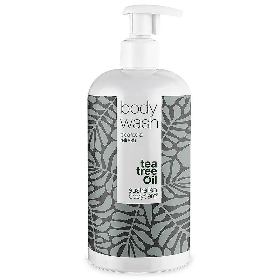 Body wash for blemishes and body odor — Body wash that reduces body odor, smelly feet, and spots, leaving skin refreshed and clean.