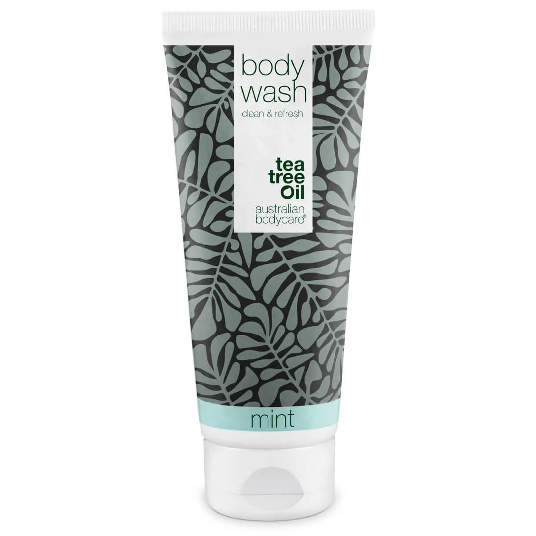 Body wash for blemishes and body odor — Body wash that reduces body odor, smelly feet, and spots, leaving skin refreshed and clean.