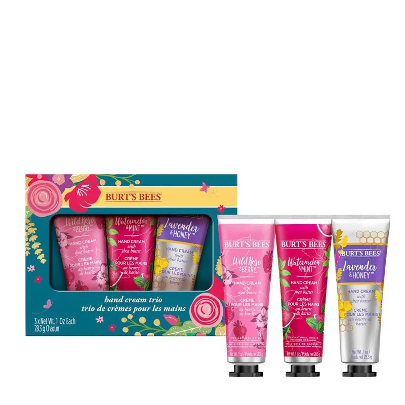 Burt's Bees Hand Cream Trio Spring Gift Set