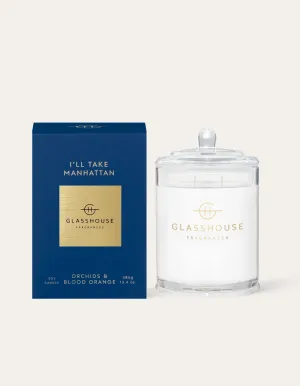 Candle 380g - I'll Take Manhattan - Glasshouse Fragrances