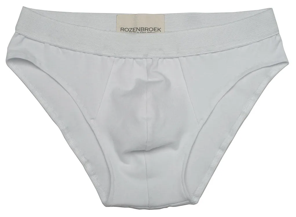 {Clearance Stock} Organic Bamboo Jersey Brief in White