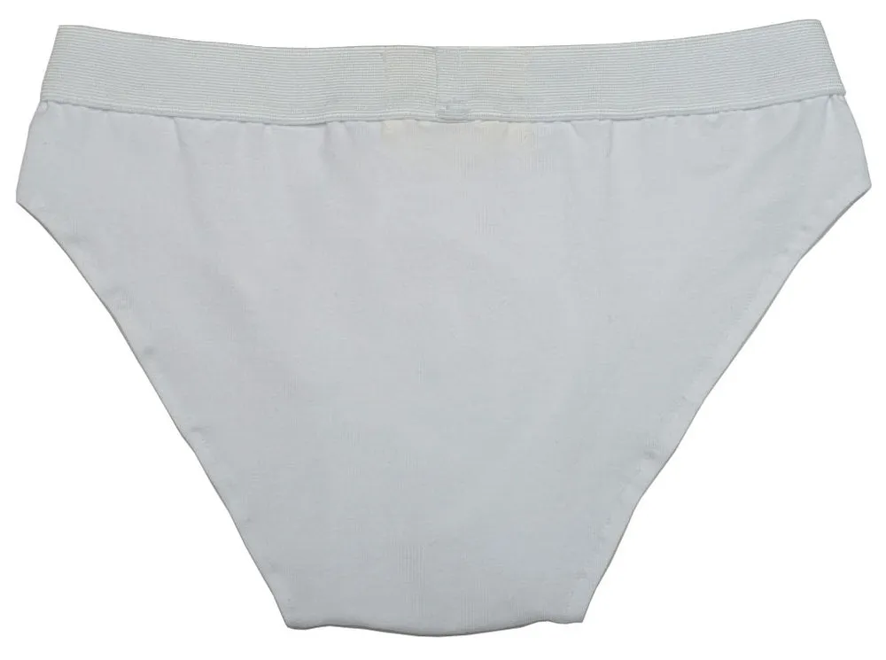 {Clearance Stock} Organic Bamboo Jersey Brief in White