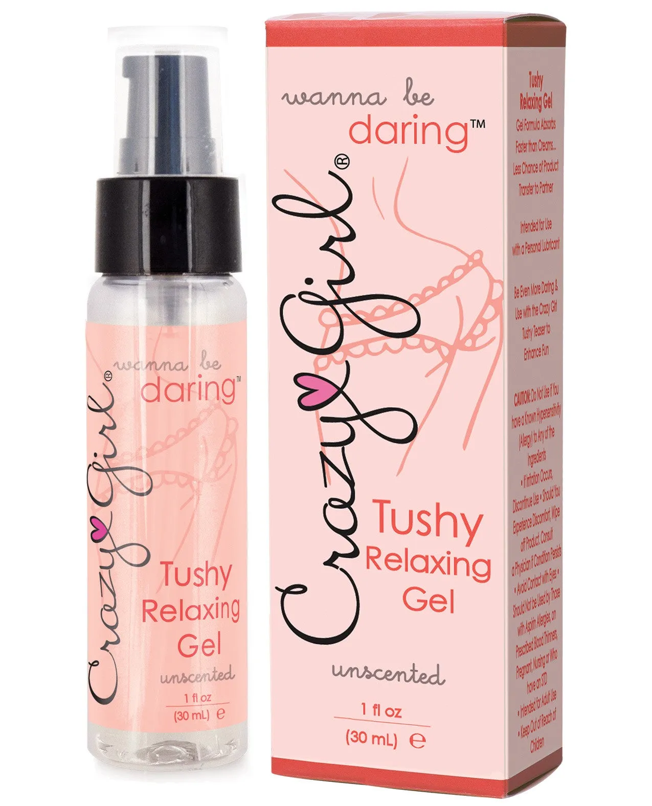 Crazy Girl Wanna Be Daring Tushy Relaxing Gel - 1 oz Unscented