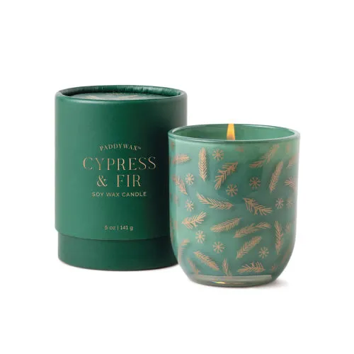 Cypress & Fir Glass Candle