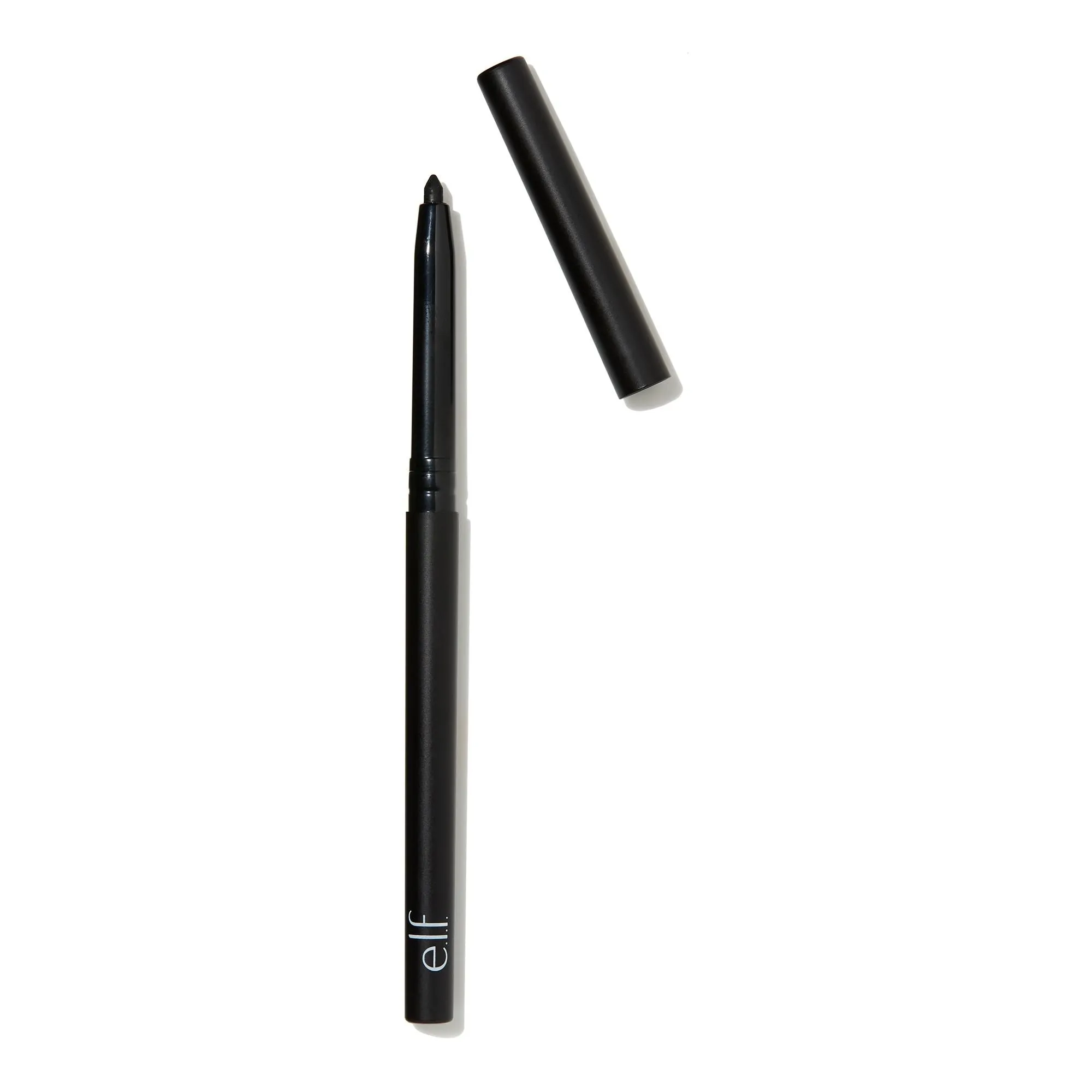 e.l.f. No Budge Retractable Eyeliner, Creamy & Ultra-Pigmented, Waterproof, Creates Bold & Defined Lines, Black, 0.006 Oz (0.18g)