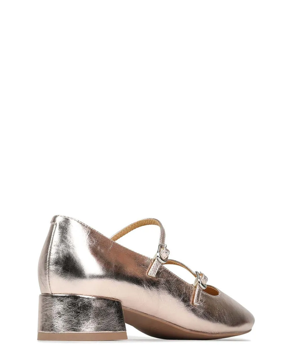 EOS Cessie Rose Metallic Leather Mary Jane Ballet