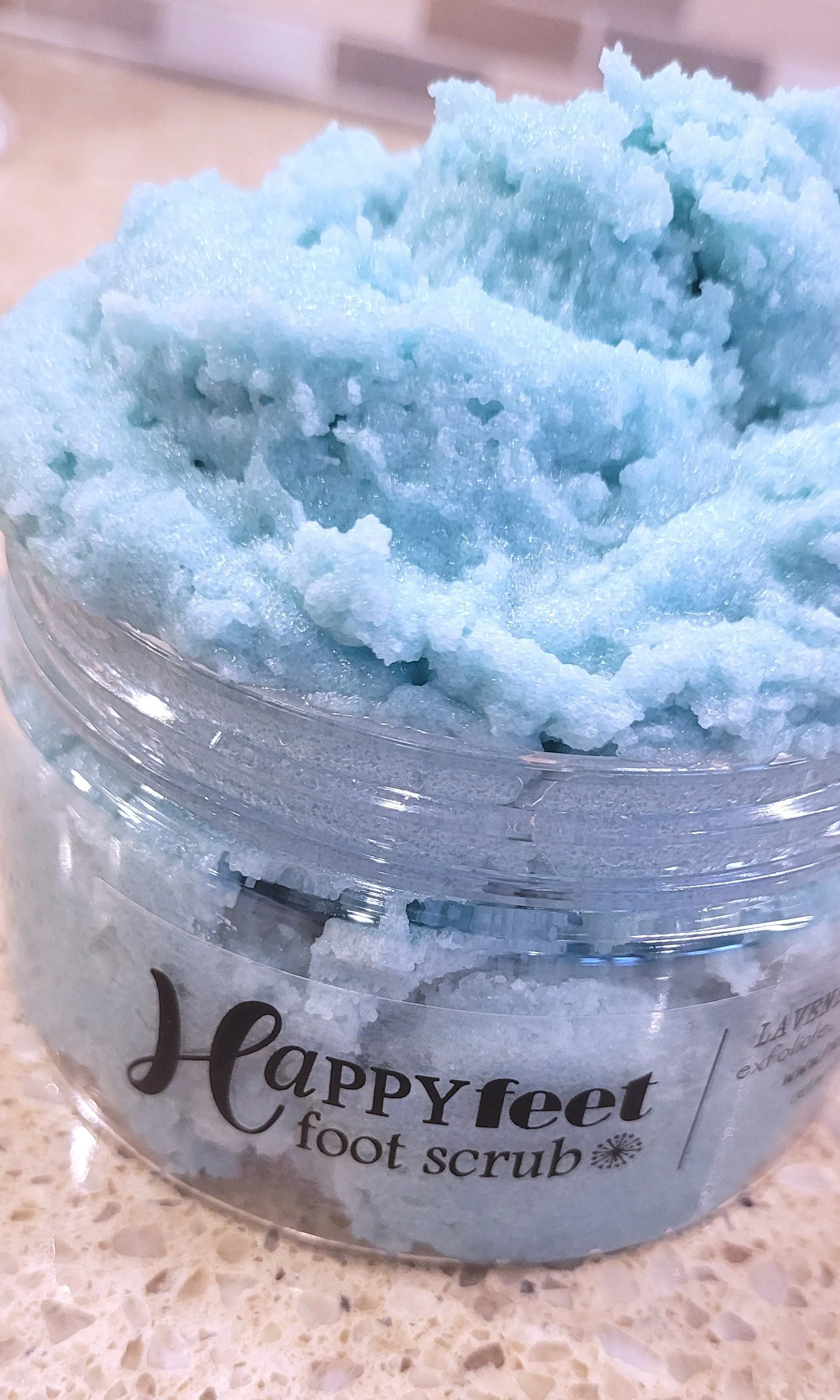 HAPPY FEET Foot Scrub {PEPPERMINT & LAVENDER} 8 oz