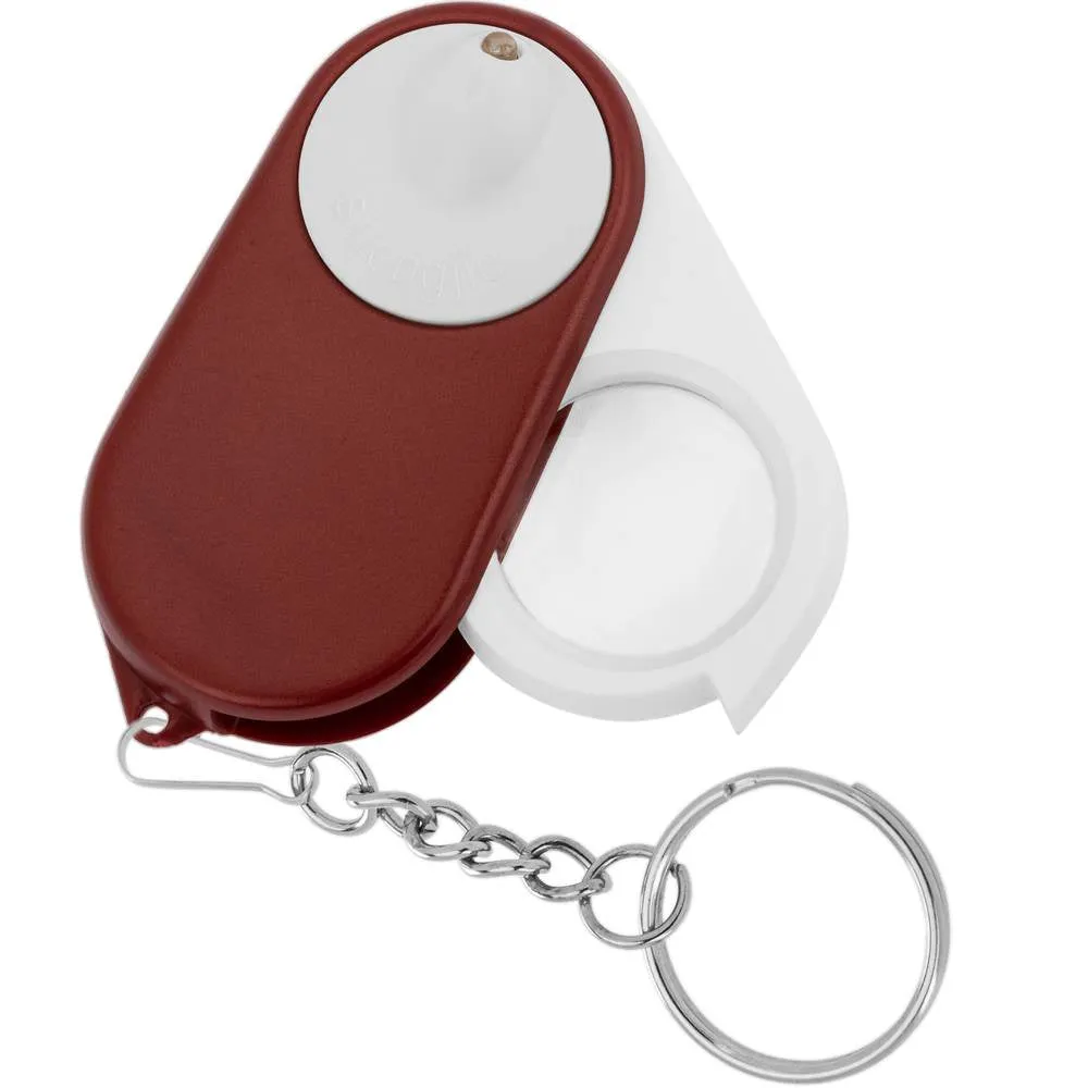 Keychain Magnifying Glass With Illuminant LED Light