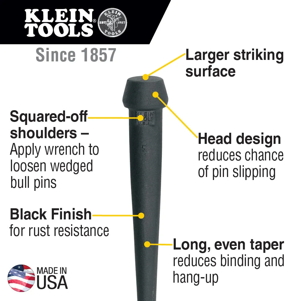 Klein Broad Head Bull Pin 1-1/4 Inch - 3255