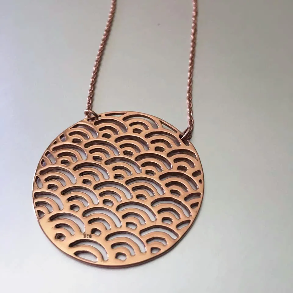 Mahima Necklace In Rose Gold