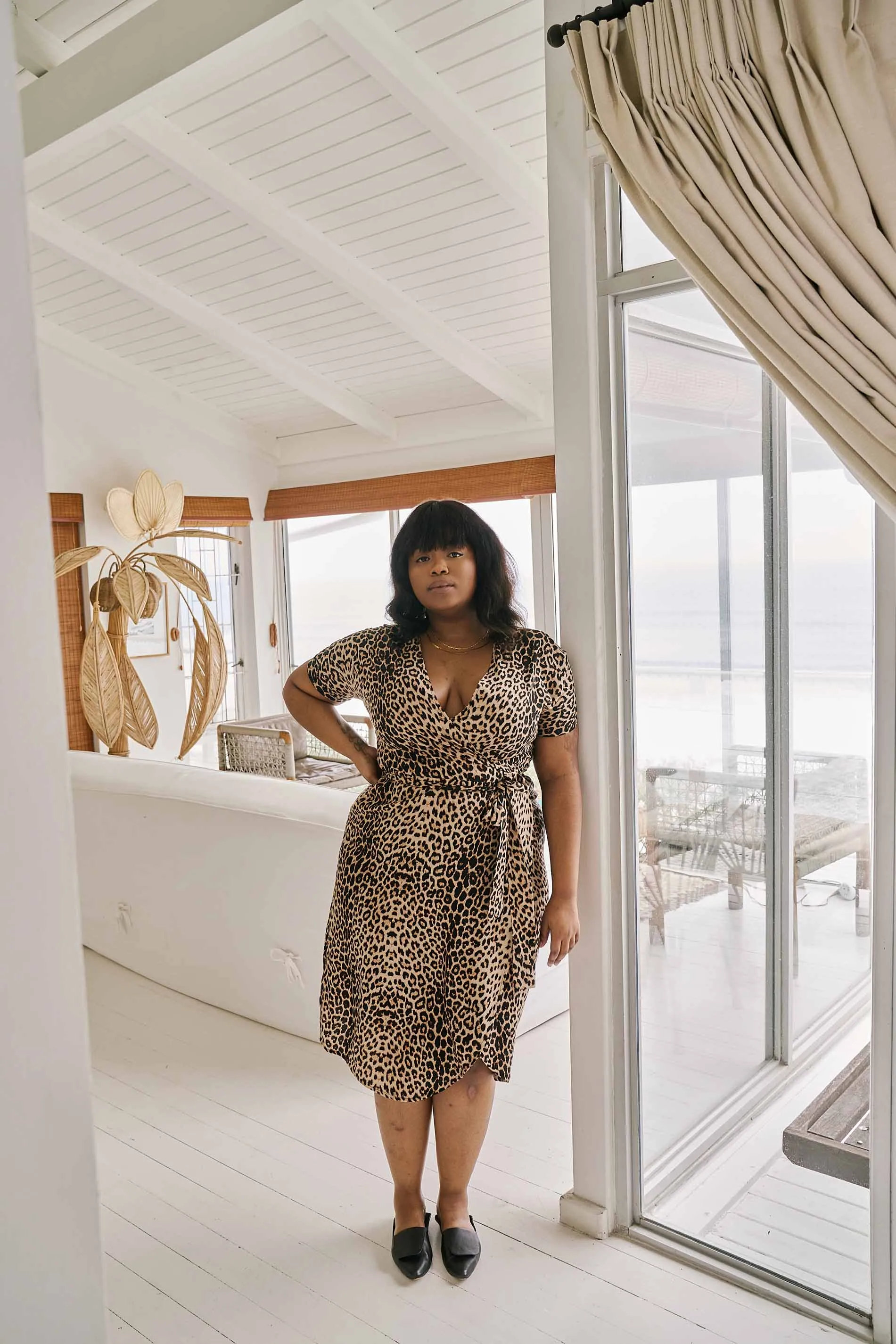 Multi Wrap Dress | Leopard