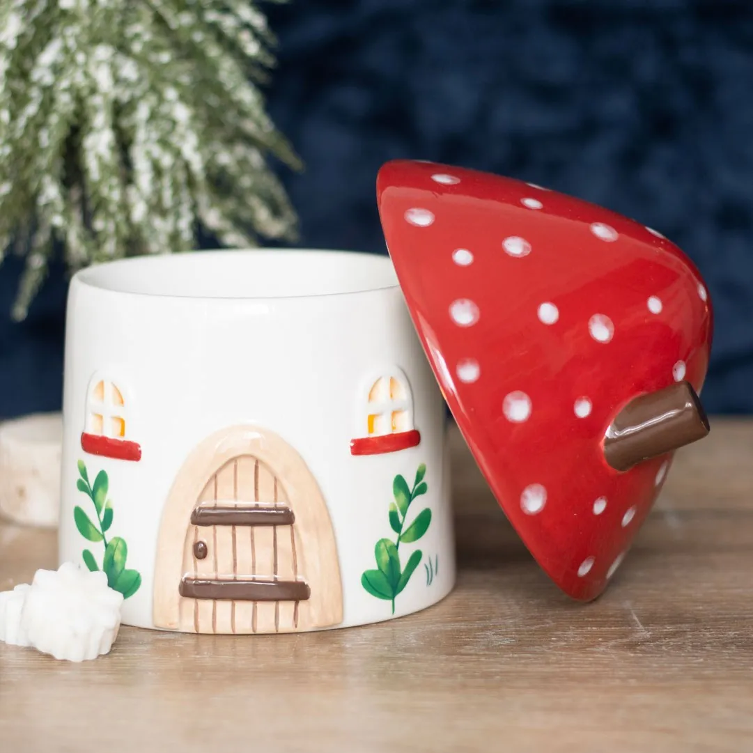 Mushroom House Ceramic Burner