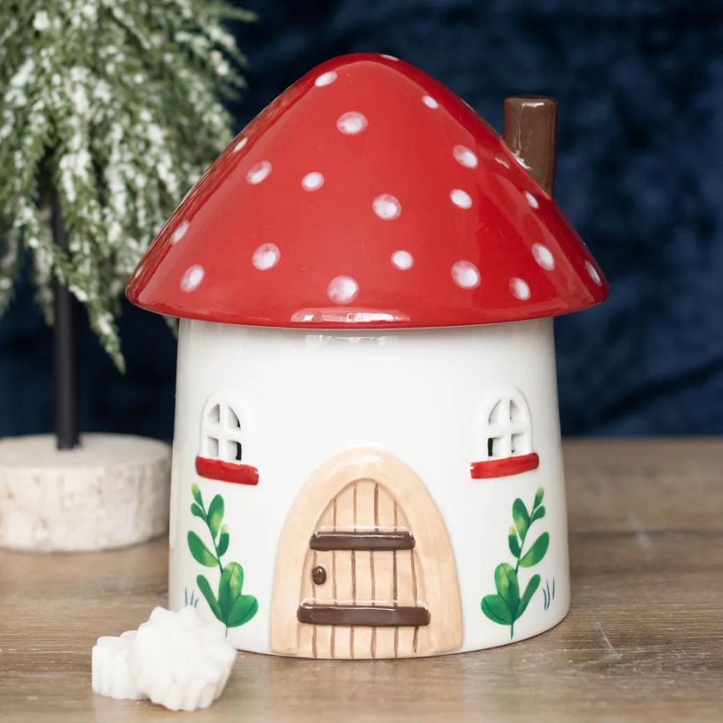 Mushroom House Ceramic Burner