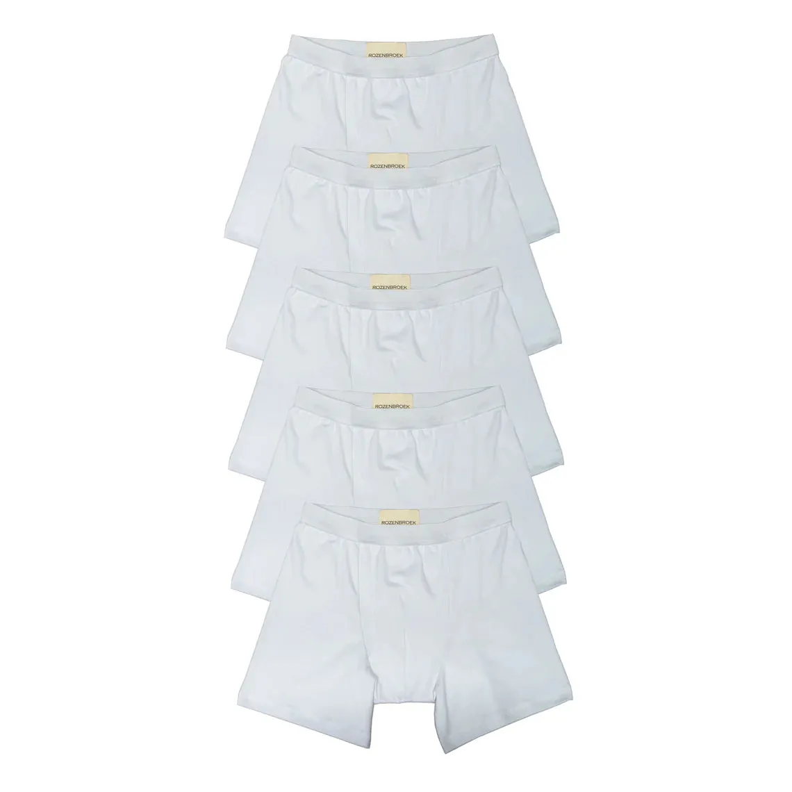 Organic Bamboo Jersey Boxer-Short in White