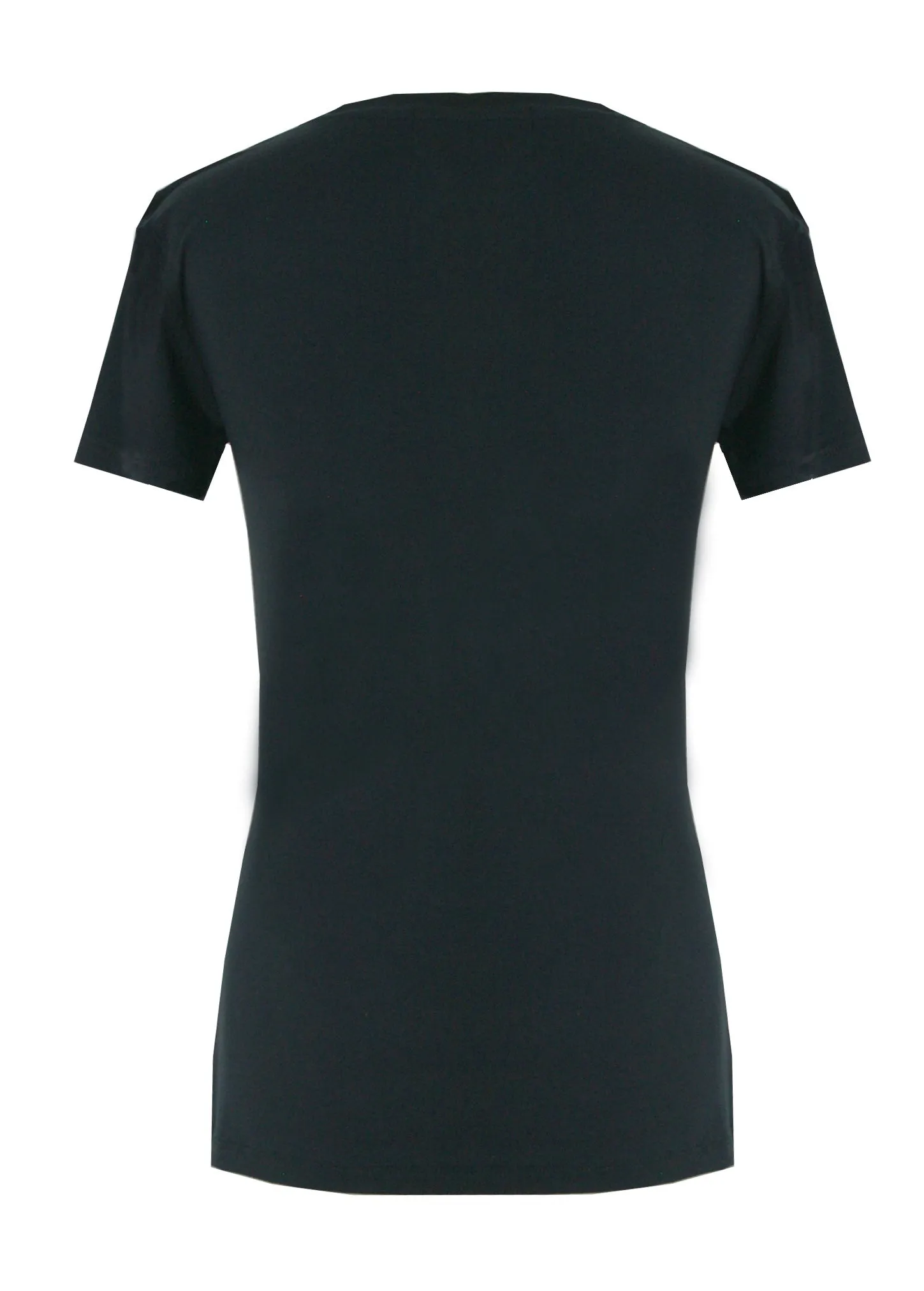 Organic Short Sleeve Bamboo T-Shirt in Black