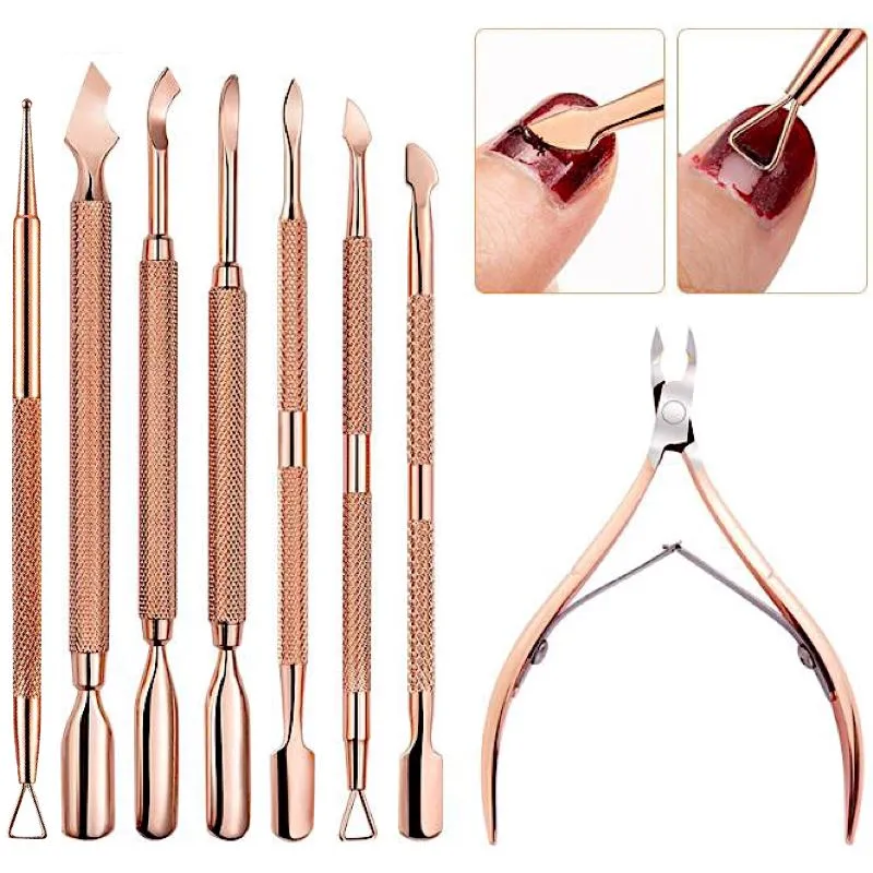 Rose Gold Nail Tools