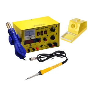 SOLDRON SL 740 3-IN-1 HOT AIR AND SOLDERING STATION