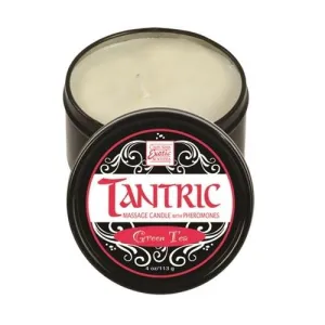 Tantric Soy Massage Candle With Pheromones - Green Tea