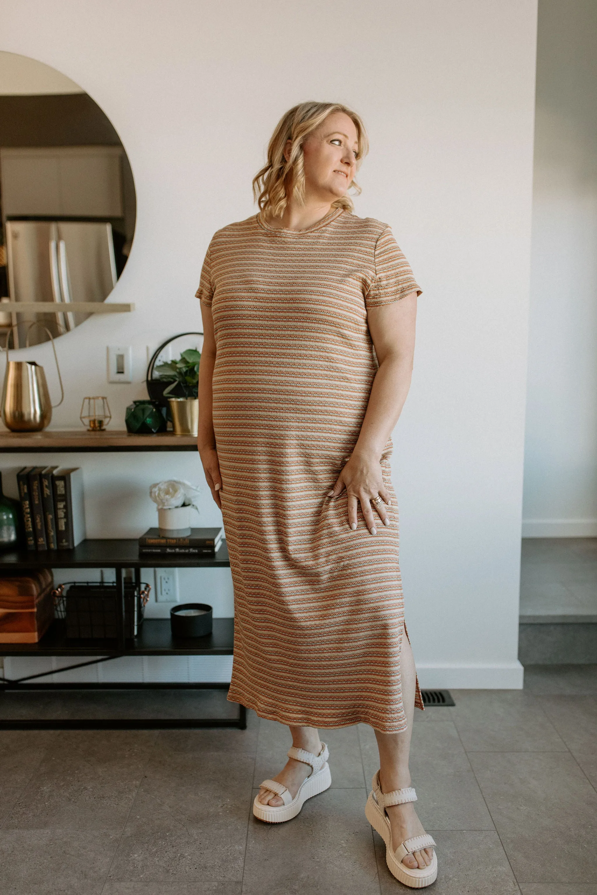 The Ava Knit T-Shirt Dress by NLT - PLUS