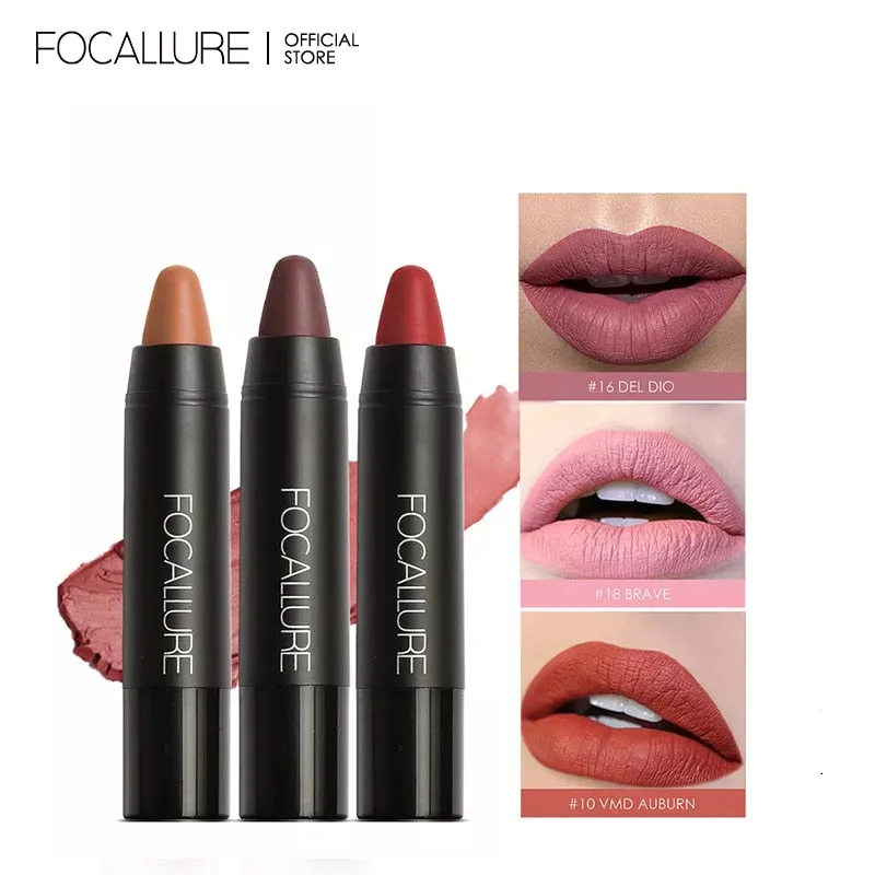 Trendy Matte Pencil Waterproof Lipstick