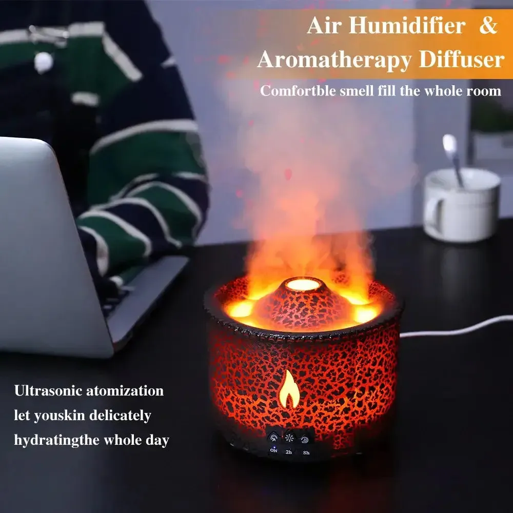 Volcano Fire Flame Air Humidifier