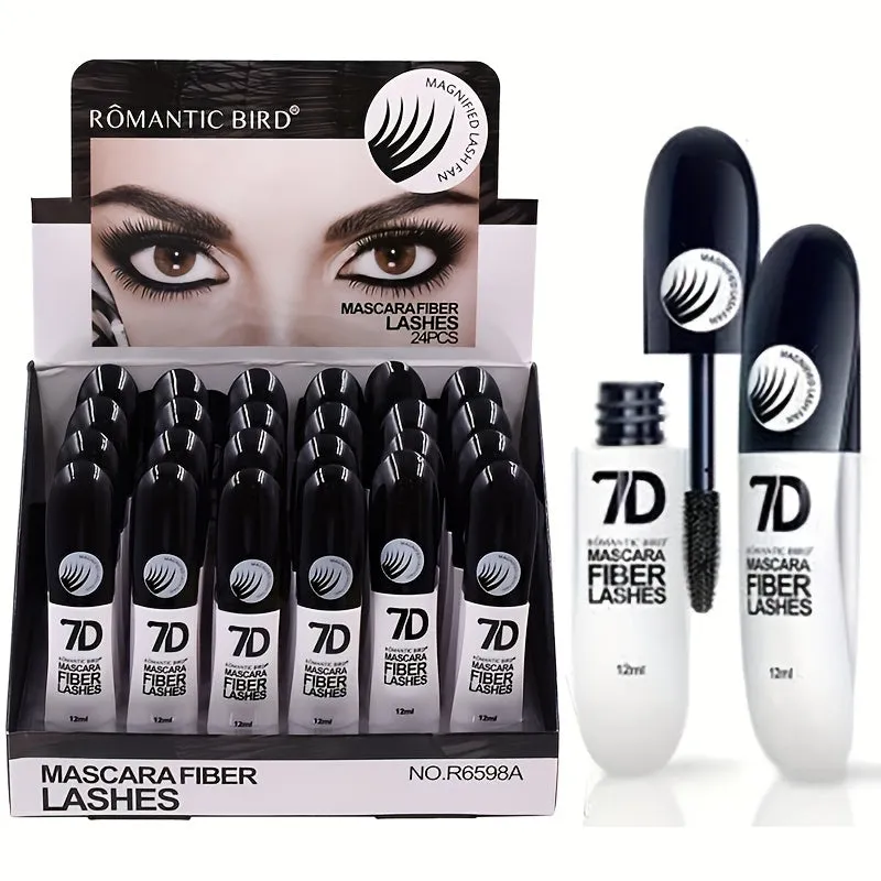 Waterproof 7D Silk Fiber Mascara UltraLengthening 4D Effect